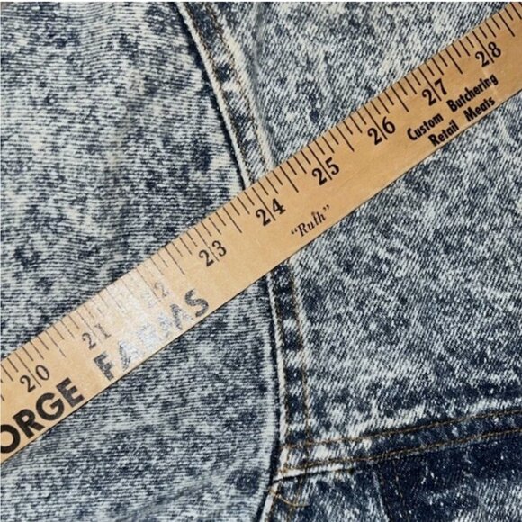 Vtg Made In USA Pepsi Cola Denim Jacket Acid Washed Embossed Logo Mens Large 80s - Picture 4 of 6